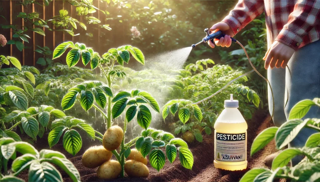 発生後の駆除におすすめの農薬と展着剤の活用